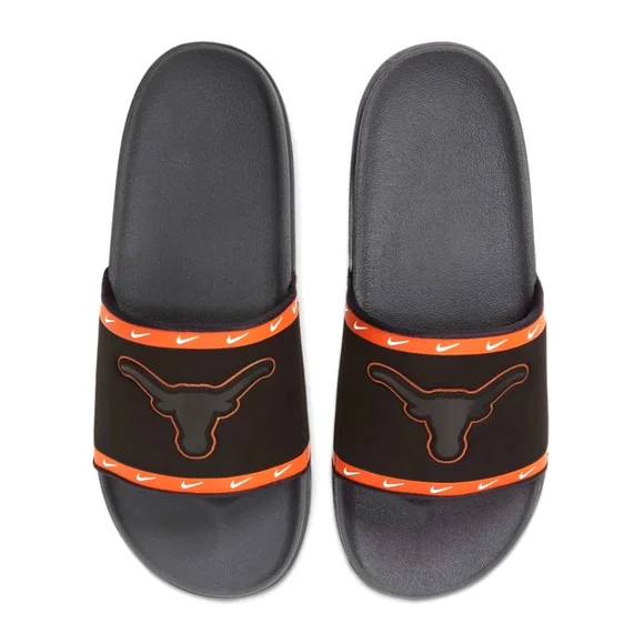 NWT Men's Nike University of Texas Longhorns Off-Court Slides - Picture 1 of 10